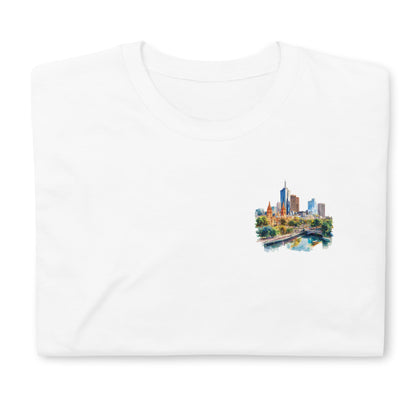 Melbourne Chest Design Short-Sleeve Unisex T-Shirt