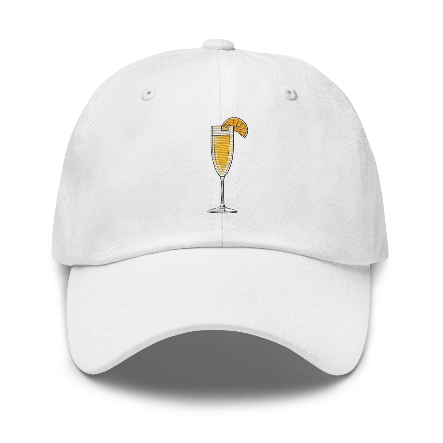 Mimosa Cocktail Design Embroidery Hat - Swagodin