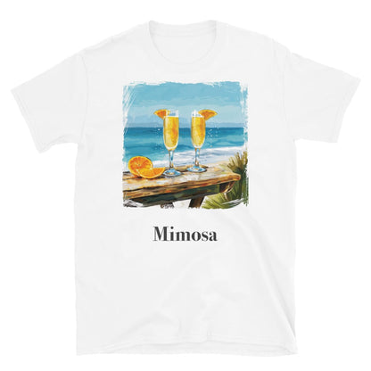 Mimosa Cocktail Design Soft T-Shirt - Swagodin