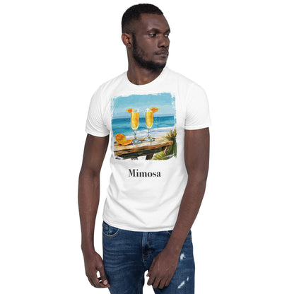 Mimosa Cocktail Design Soft T-Shirt - Swagodin