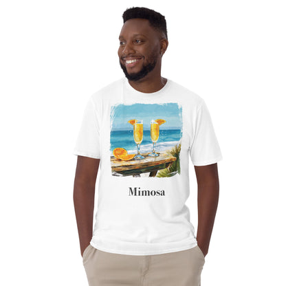 Mimosa Cocktail Design Soft T-Shirt - Swagodin