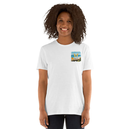 Mimosa Chest Design Short-Sleeve Unisex T-Shirt