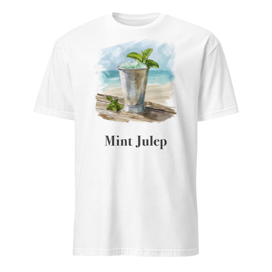 Mint Julep Cocktail Design Soft T-Shirt - Swagodin