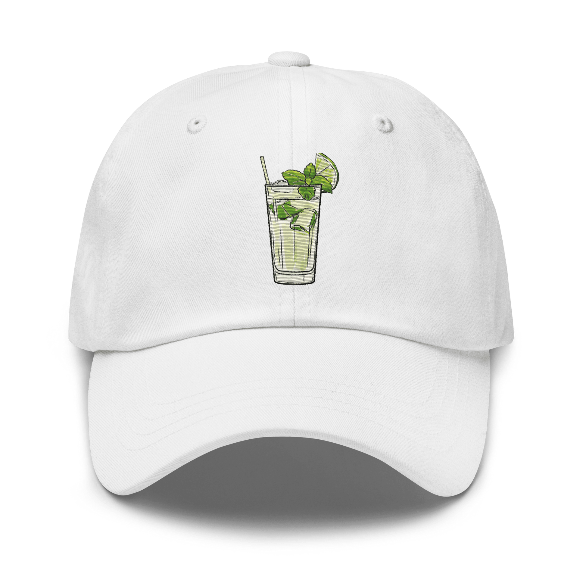 Mojito Cocktail Design Embroidery Hat - Swagodin