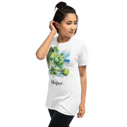 Mojito Cocktail Design Soft T-Shirt - Swagodin