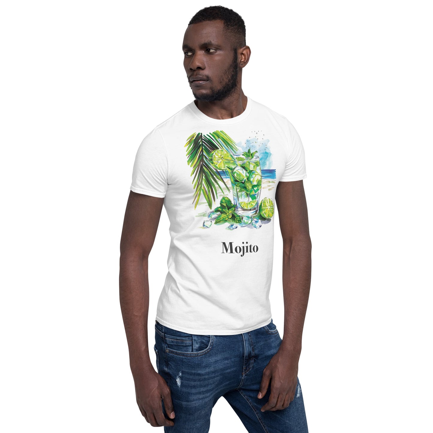 Mojito Cocktail Design Soft T-Shirt - Swagodin