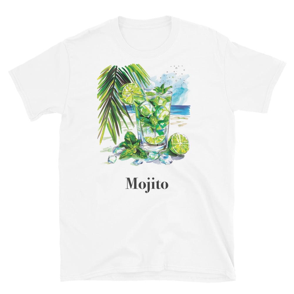 Mojito Cocktail Design Soft T-Shirt - Swagodin