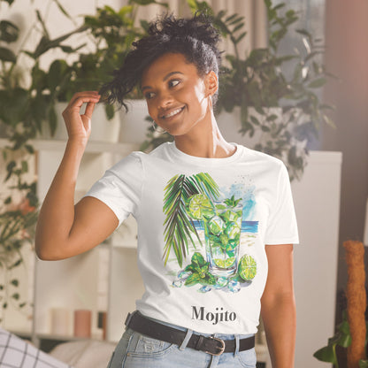 Mojito Cocktail Design Soft T-Shirt - Swagodin