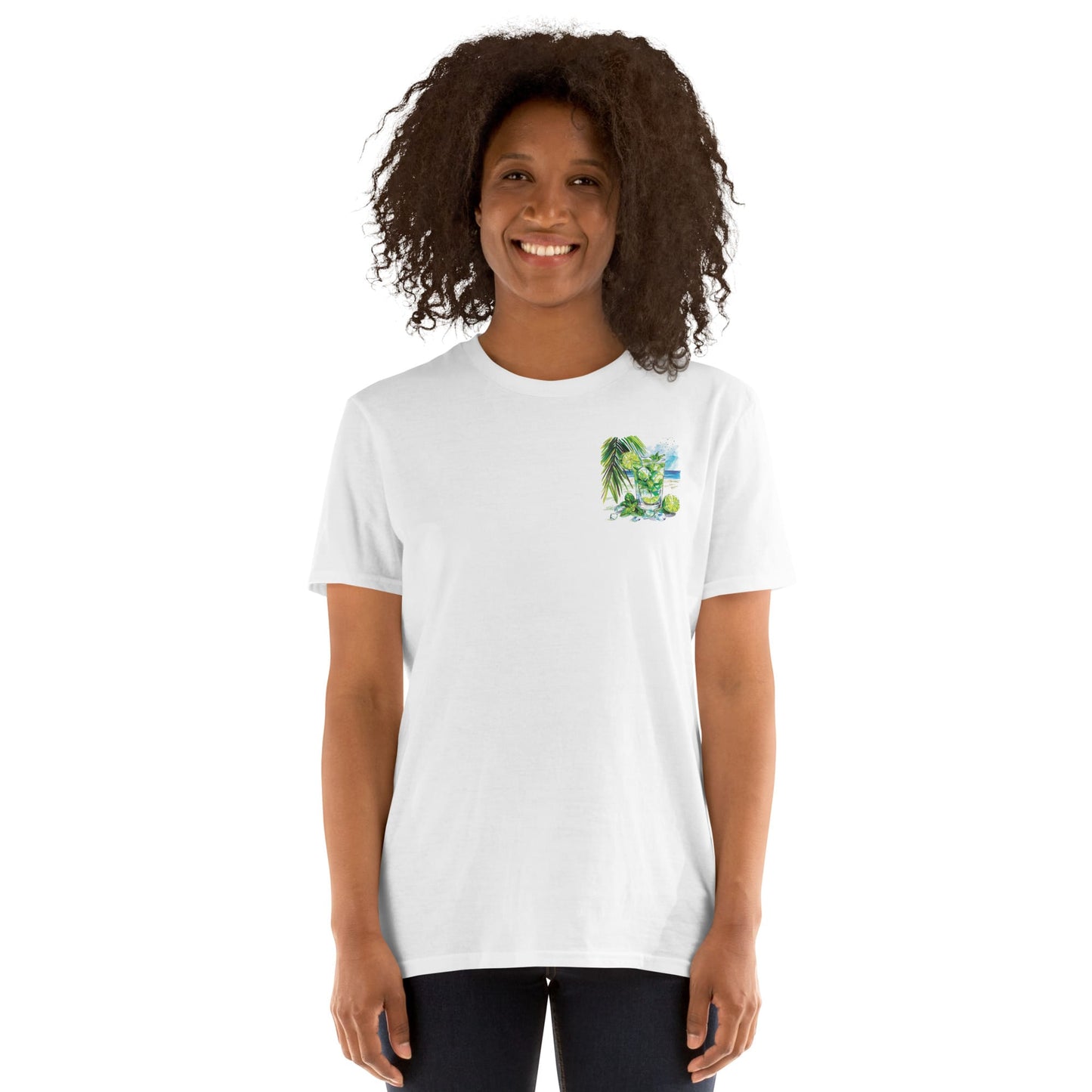 Mojito Chest Design Short-Sleeve Unisex T-Shirt