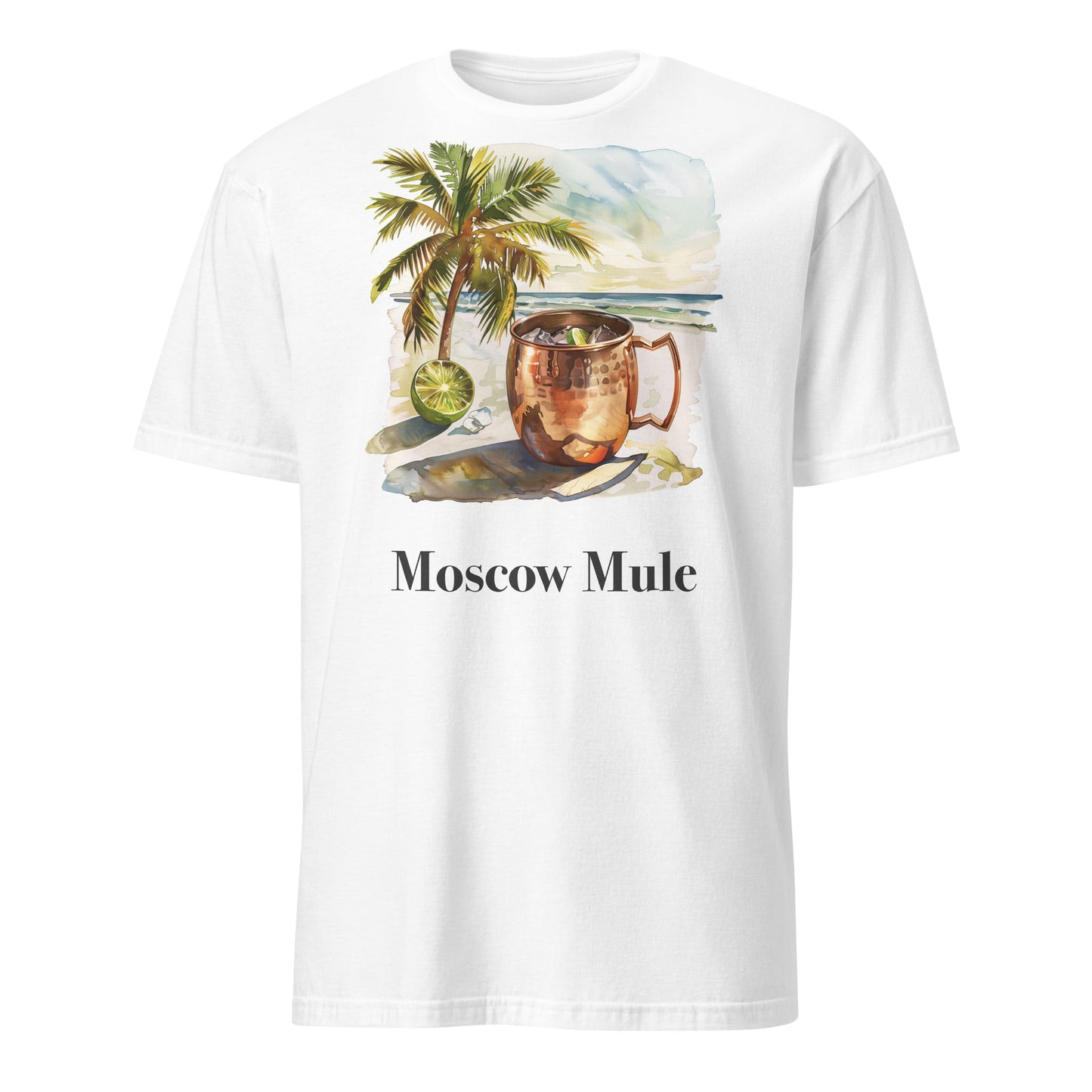 Moscow Mule Cocktail Design Soft T-Shirt - Swagodin