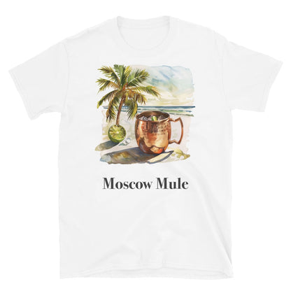 Moscow Mule Cocktail Design Soft T-Shirt - Swagodin