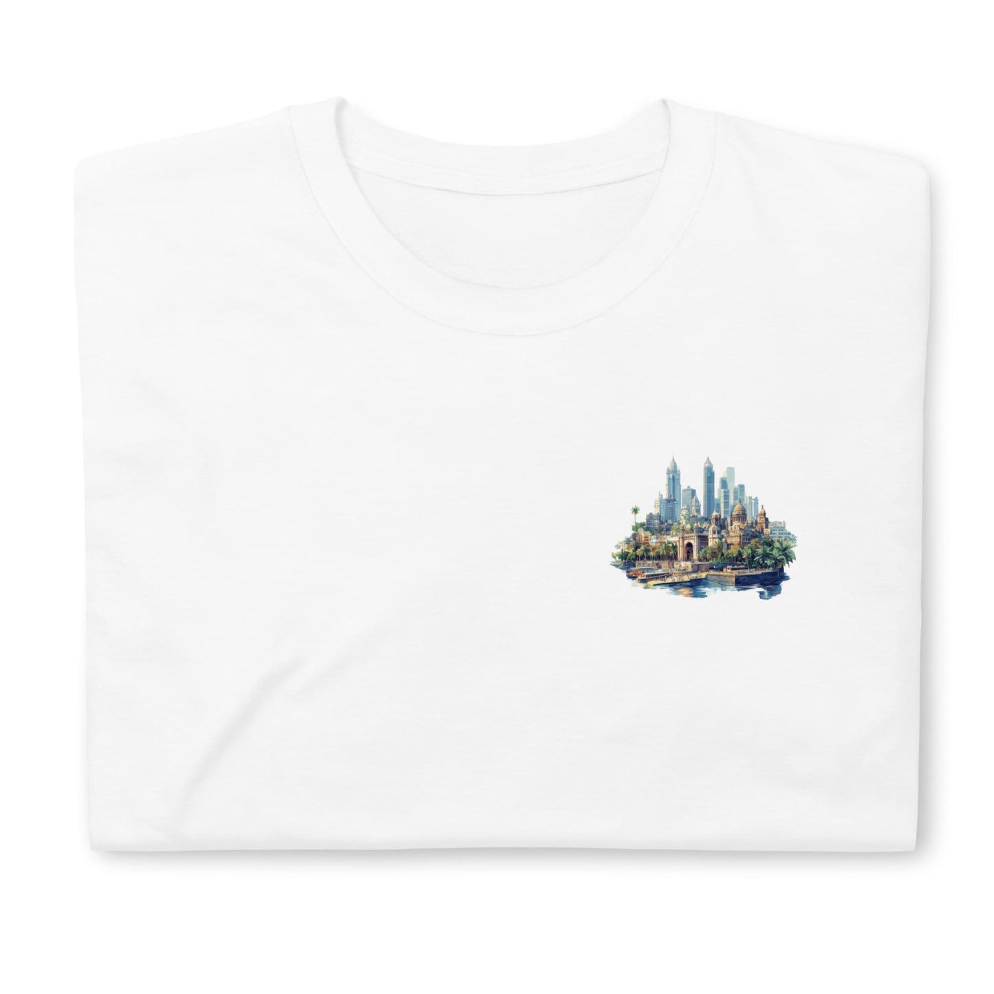 Mumbai Chest Design Short-Sleeve Unisex T-Shirt
