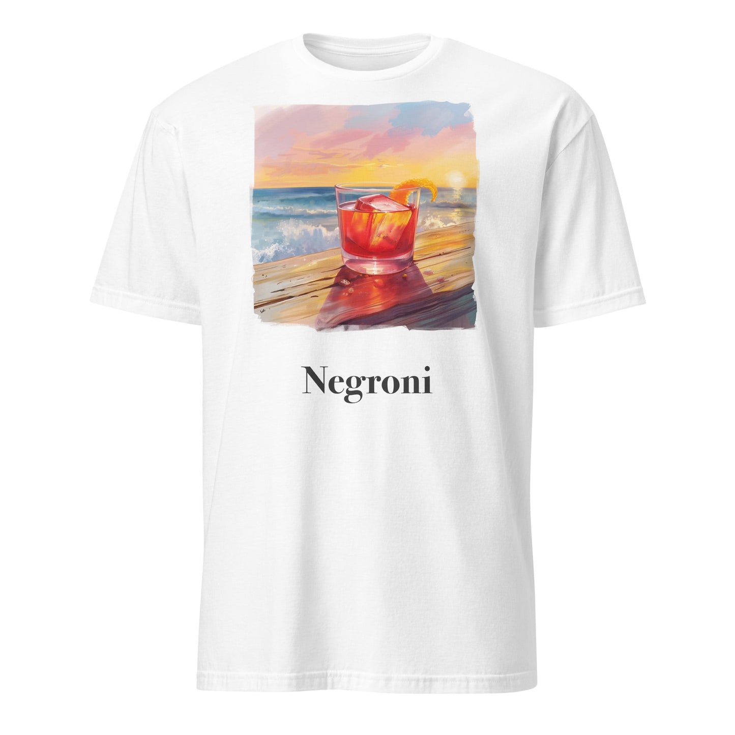 Negroni Cocktail Design Soft T-Shirt - Swagodin