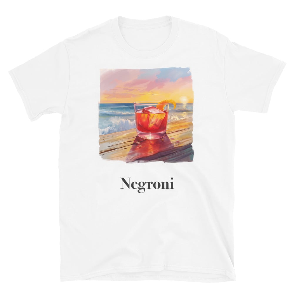 Negroni Cocktail Design Soft T-Shirt - Swagodin