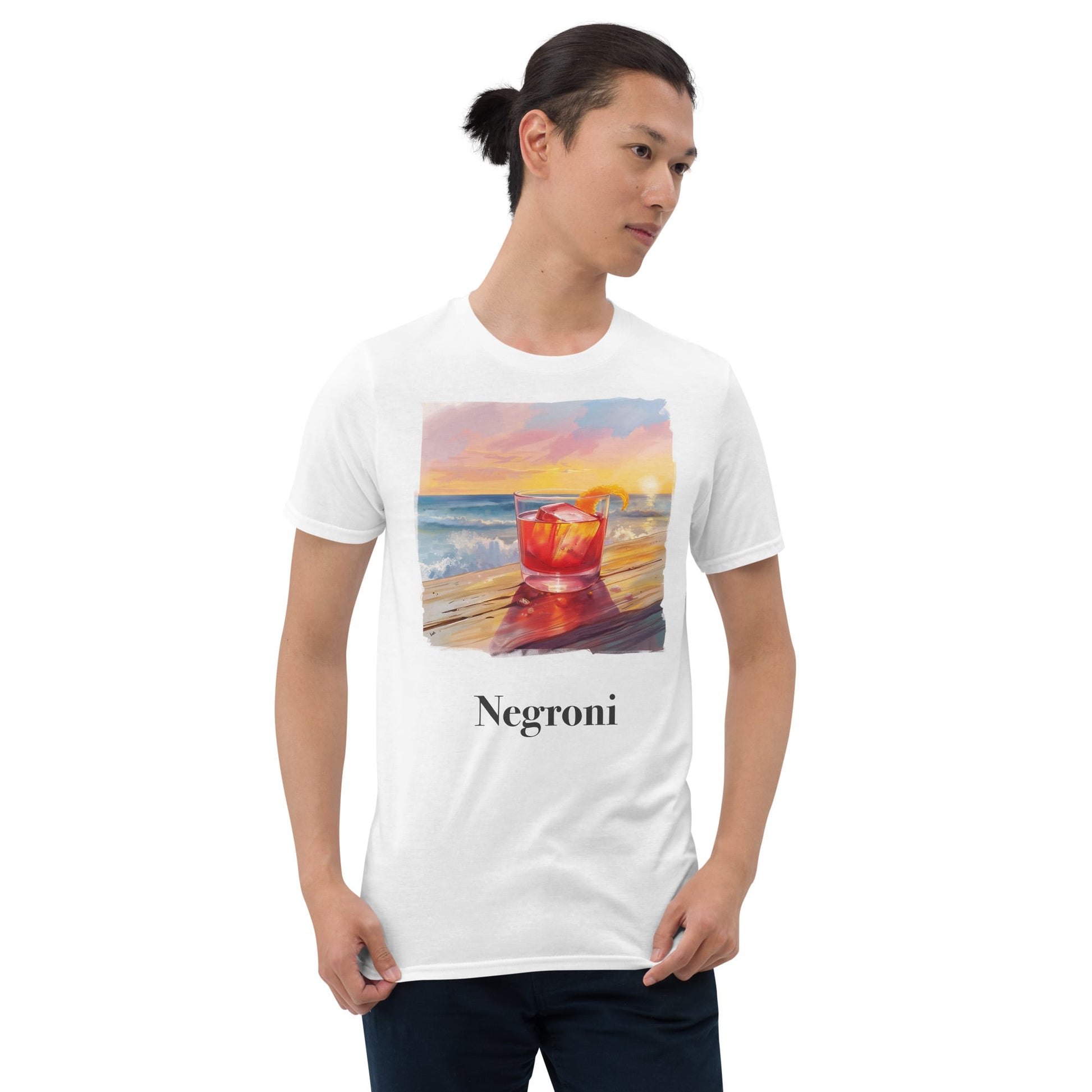 Negroni Cocktail Design Soft T-Shirt - Swagodin