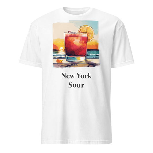 New York Sour Cocktail Design Soft T-Shirt - Swagodin