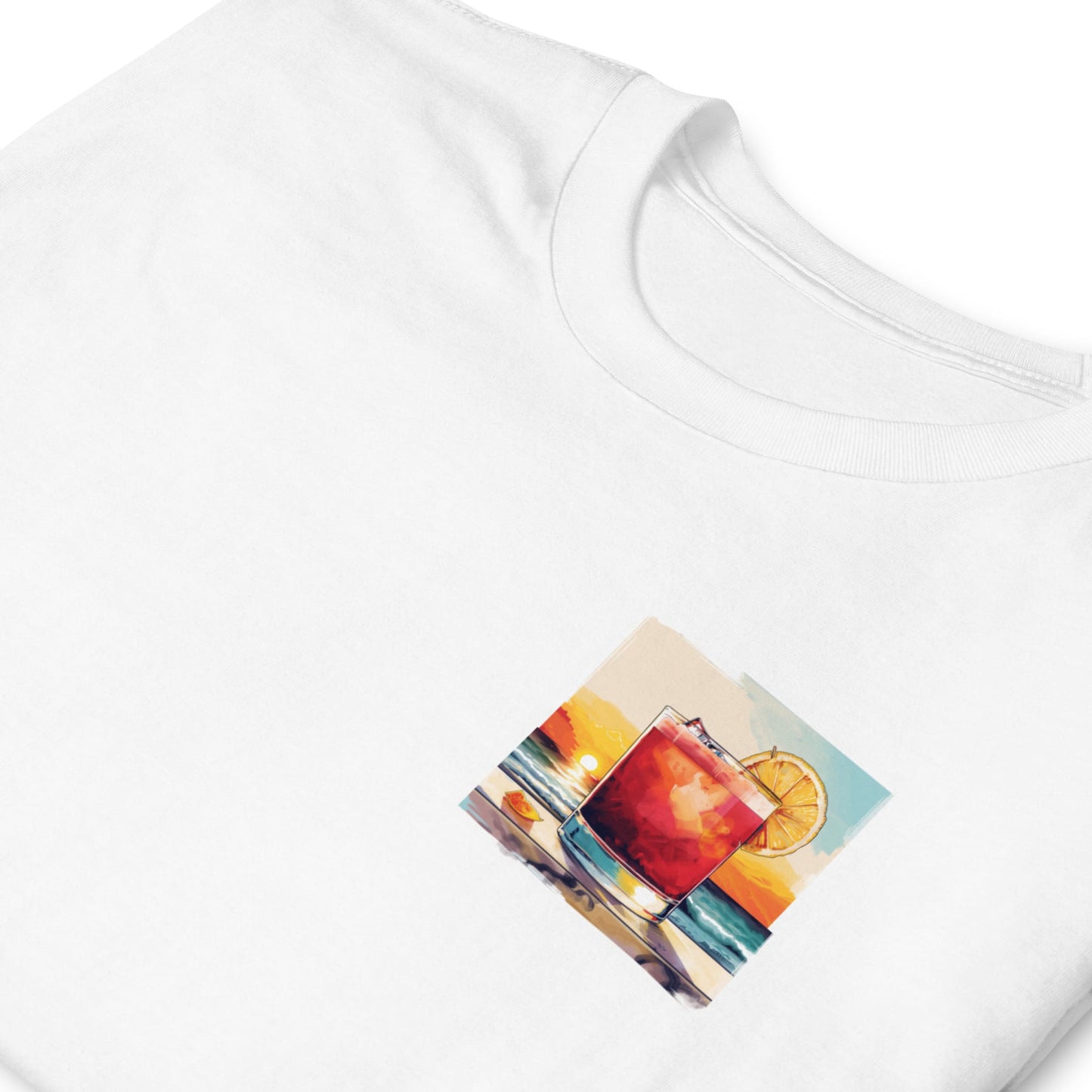 New York Sour Chest Design Short-Sleeve Unisex T-Shirt