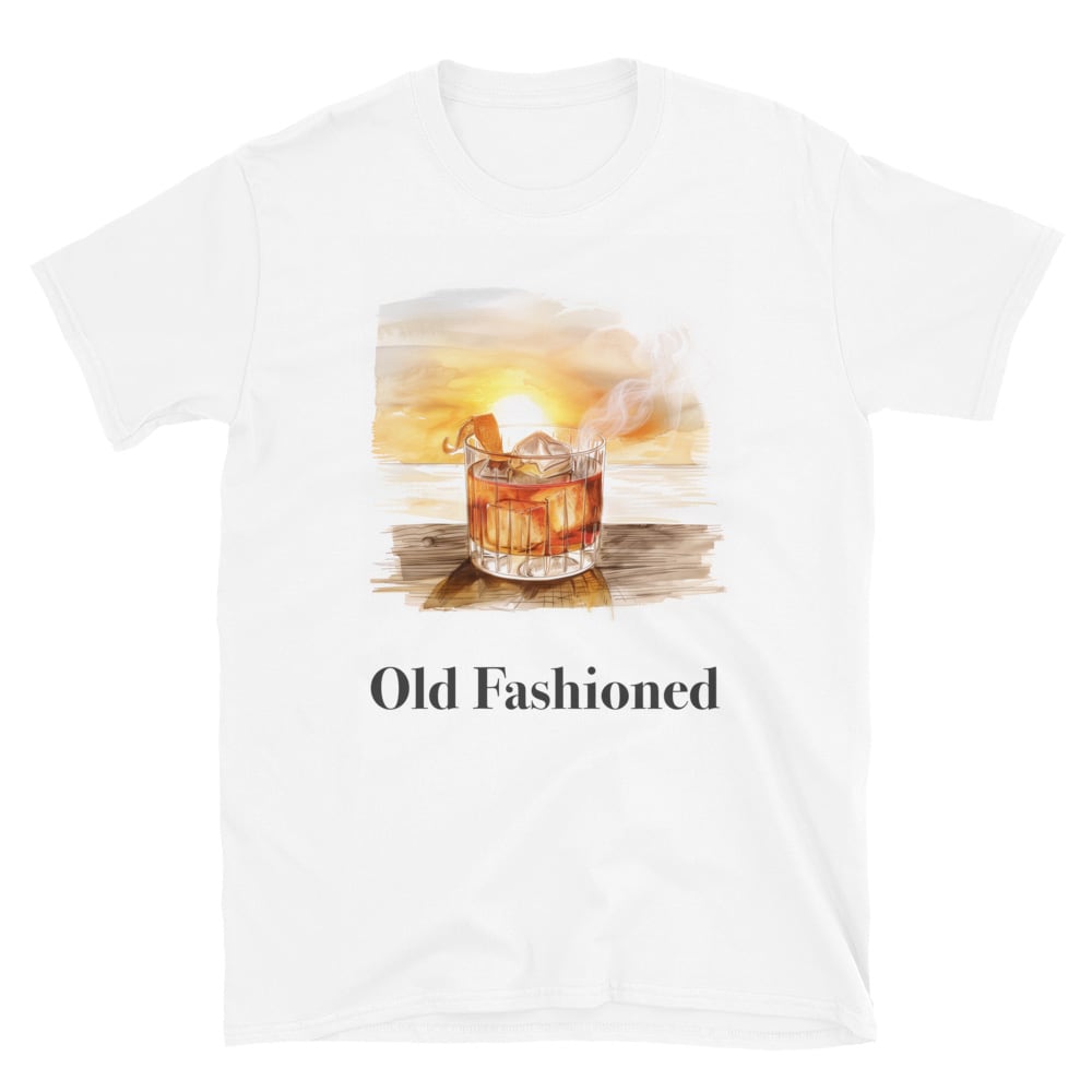 Old Fashioned Cocktail Design Soft T-Shirt - Swagodin