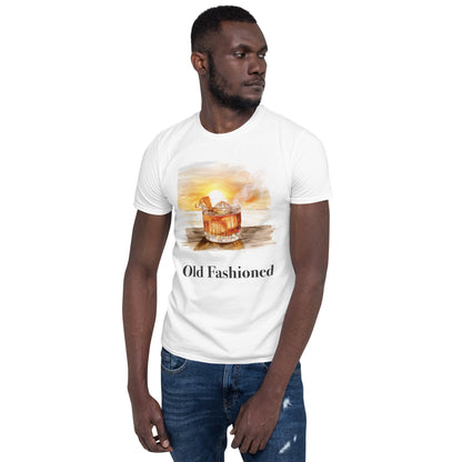 Old Fashioned Cocktail Design Soft T-Shirt - Swagodin