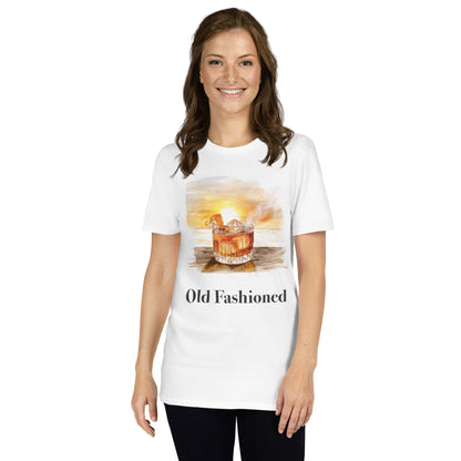 Old Fashioned Cocktail Design Soft T-Shirt - Swagodin