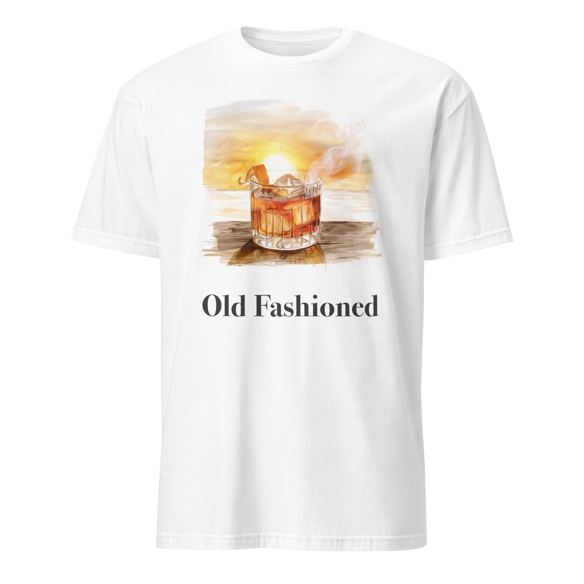 Old Fashioned Cocktail Design Soft T-Shirt - Swagodin