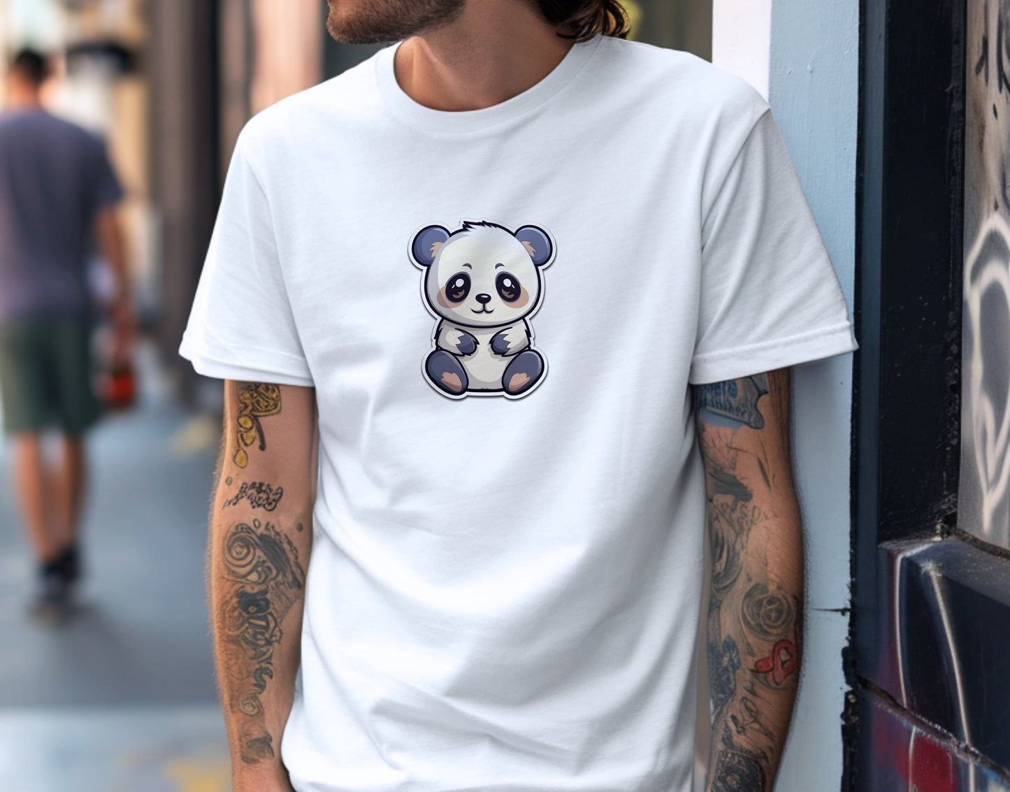 Pastel Paws Chibi Panda Soft Unisex T-Shirt - Swagodin