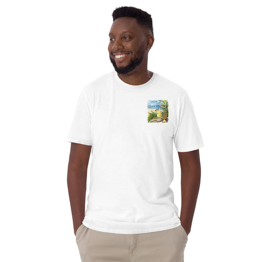Pina Colada Chest Design Short-Sleeve Unisex T-Shirt