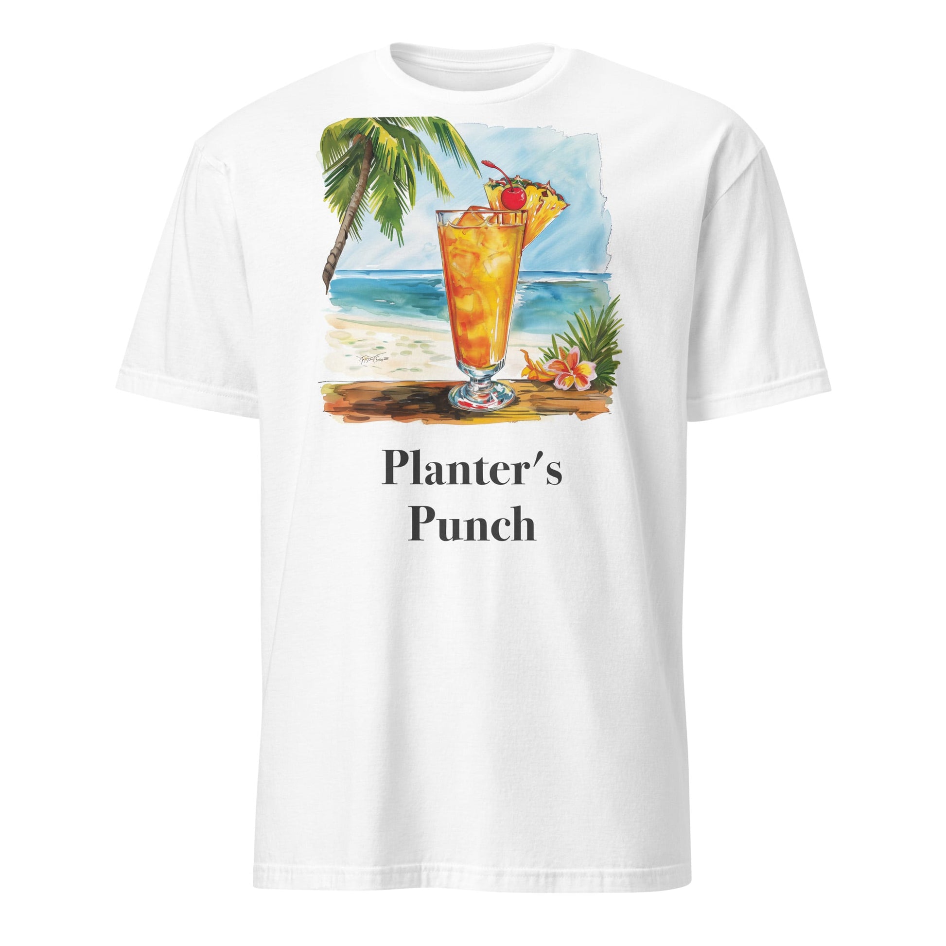 Planter's Punch Cocktail Design Soft T-Shirt - Swagodin