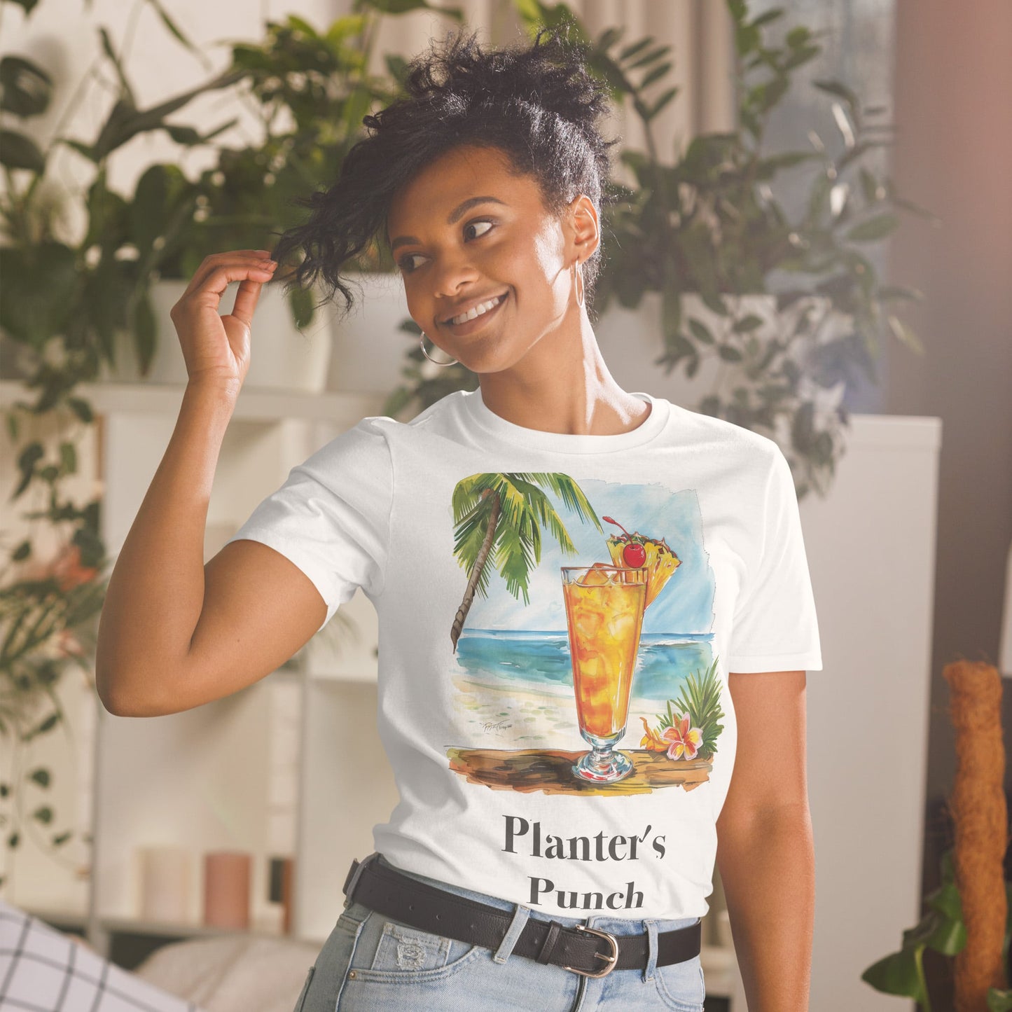 Planter's Punch Cocktail Design Soft T-Shirt - Swagodin