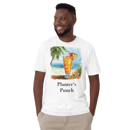 Planter's Punch Cocktail Design Soft T-Shirt - Swagodin