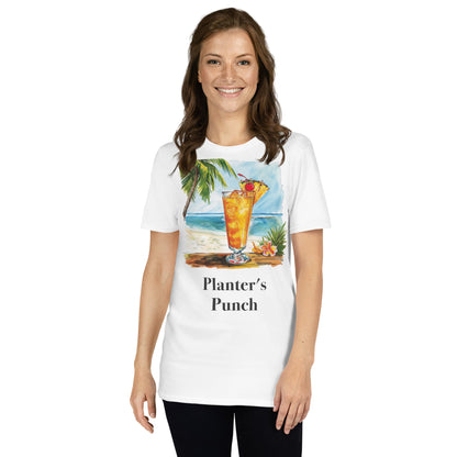 Planter's Punch Cocktail Design Soft T-Shirt - Swagodin