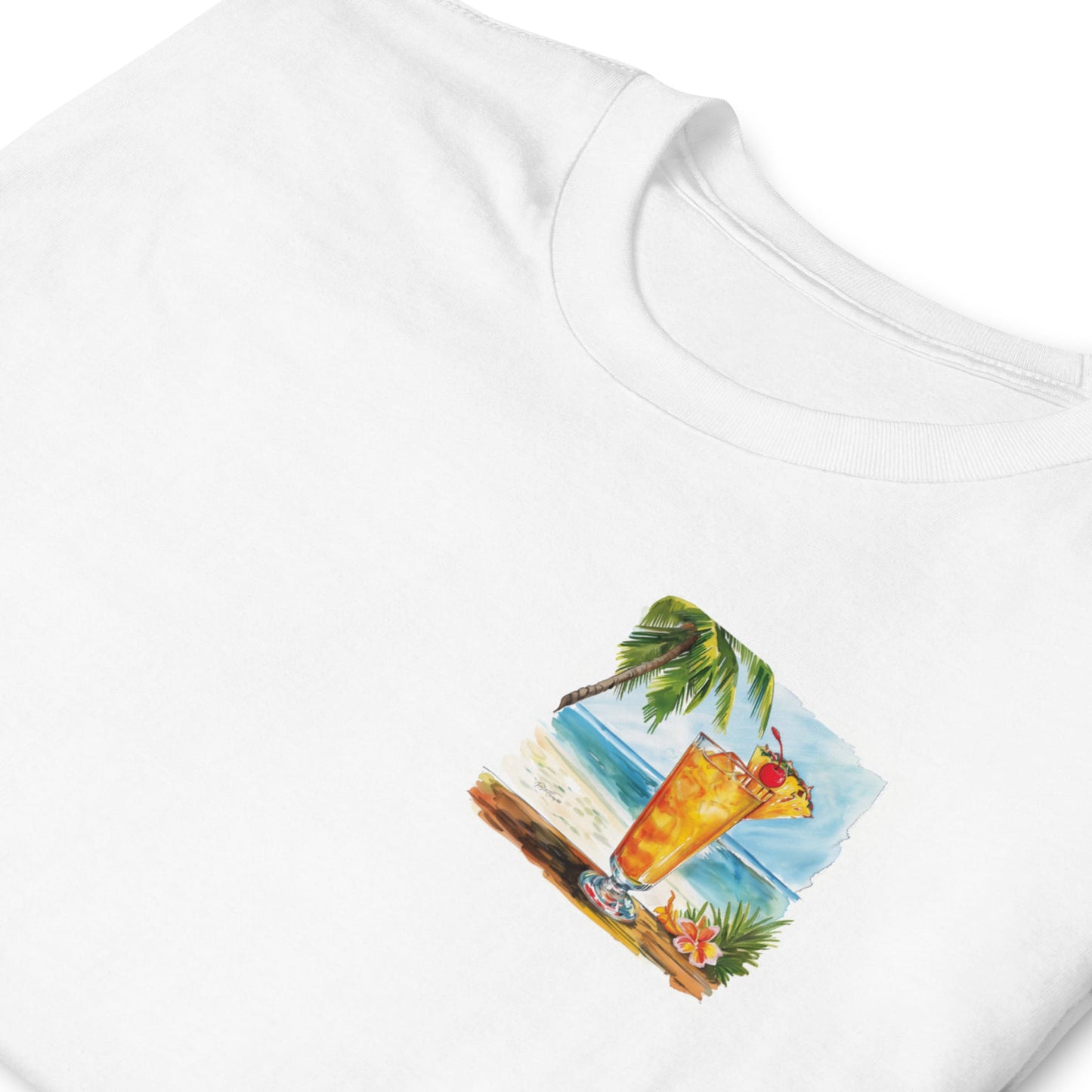 Planter's Punch Chest Design Short-Sleeve Unisex T-Shirt