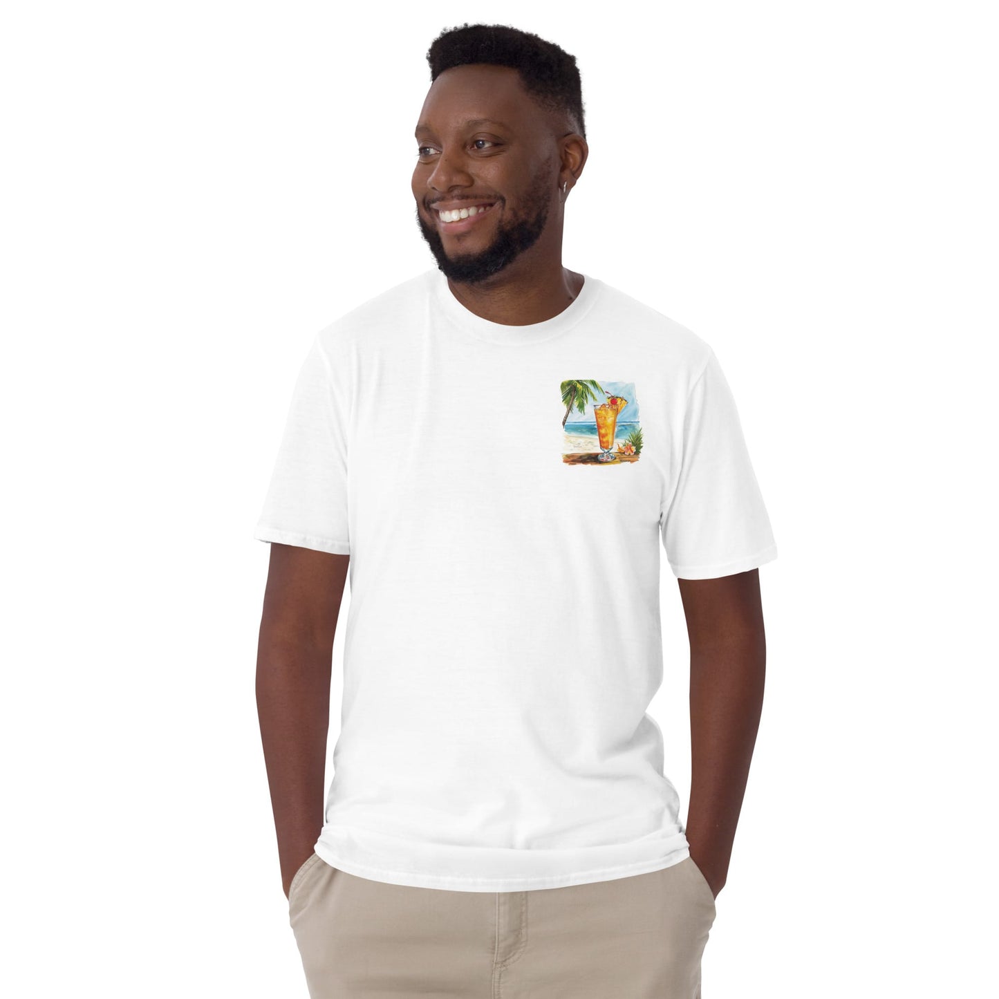 Planter's Punch Chest Design Short-Sleeve Unisex T-Shirt