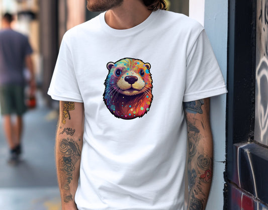 Pop Otter Playtime Soft Unisex T-Shirt - Swagodin