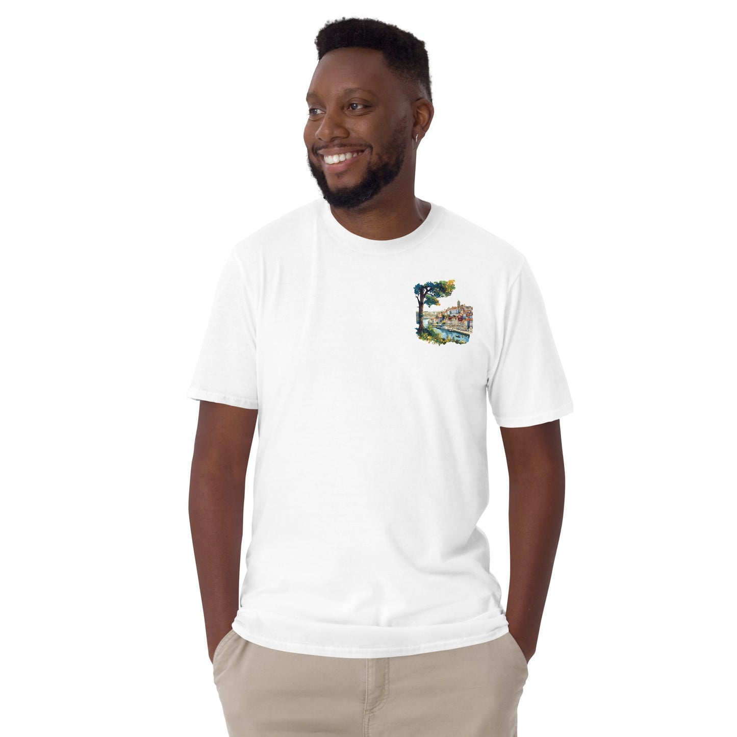 Porto Chest Design Short-Sleeve Unisex T-Shirt