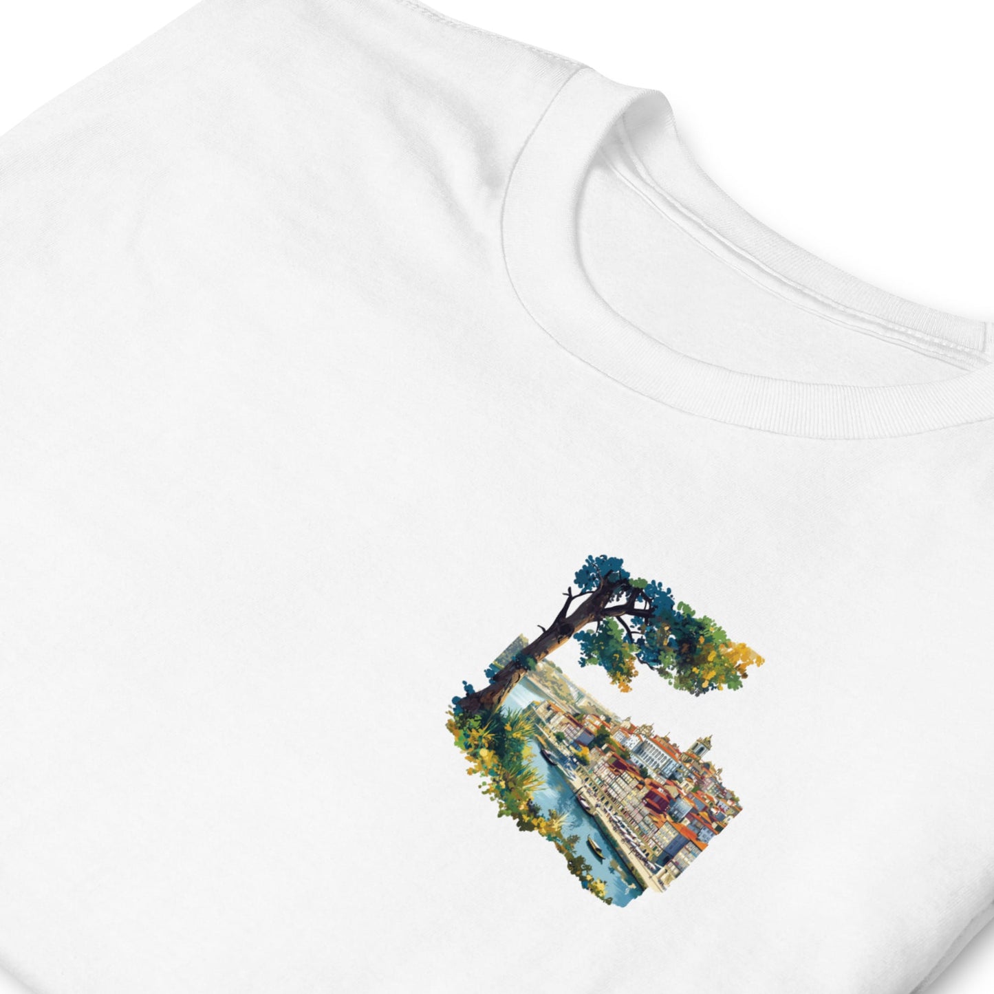 Porto Chest Design Short-Sleeve Unisex T-Shirt