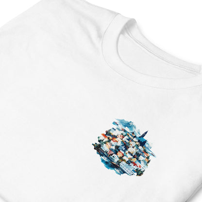 Reykjavik Chest Design Short-Sleeve Unisex T-Shirt