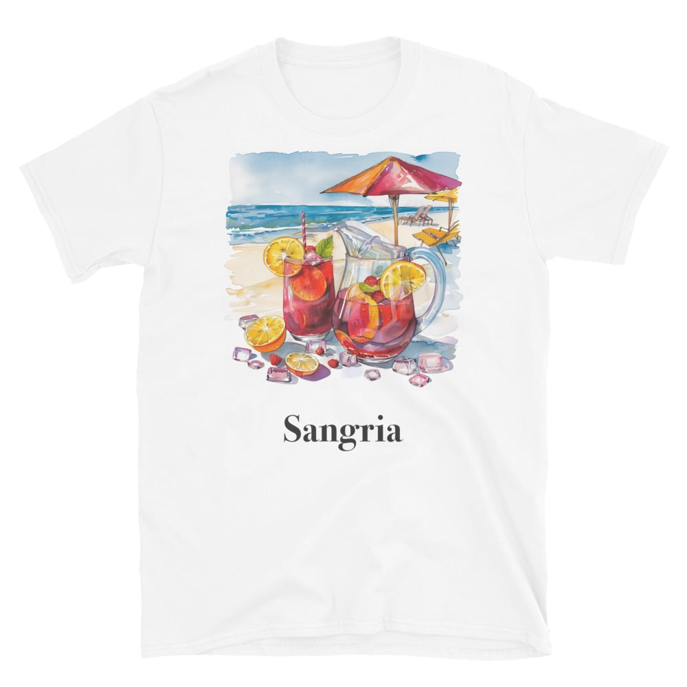 Sangria Cocktail Design Soft T-Shirt - Swagodin