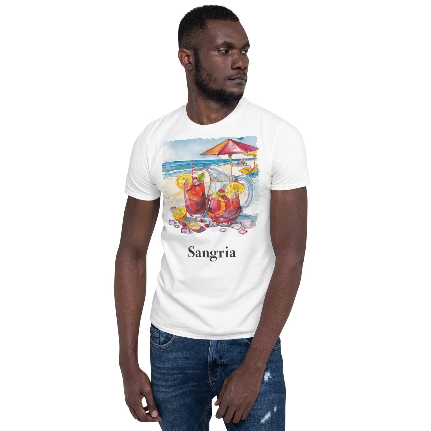 Sangria Cocktail Design Soft T-Shirt - Swagodin