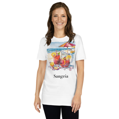 Sangria Cocktail Design Soft T-Shirt - Swagodin