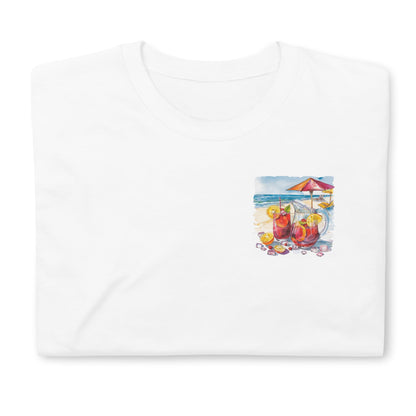 Sangria Chest Design Short-Sleeve Unisex T-Shirt