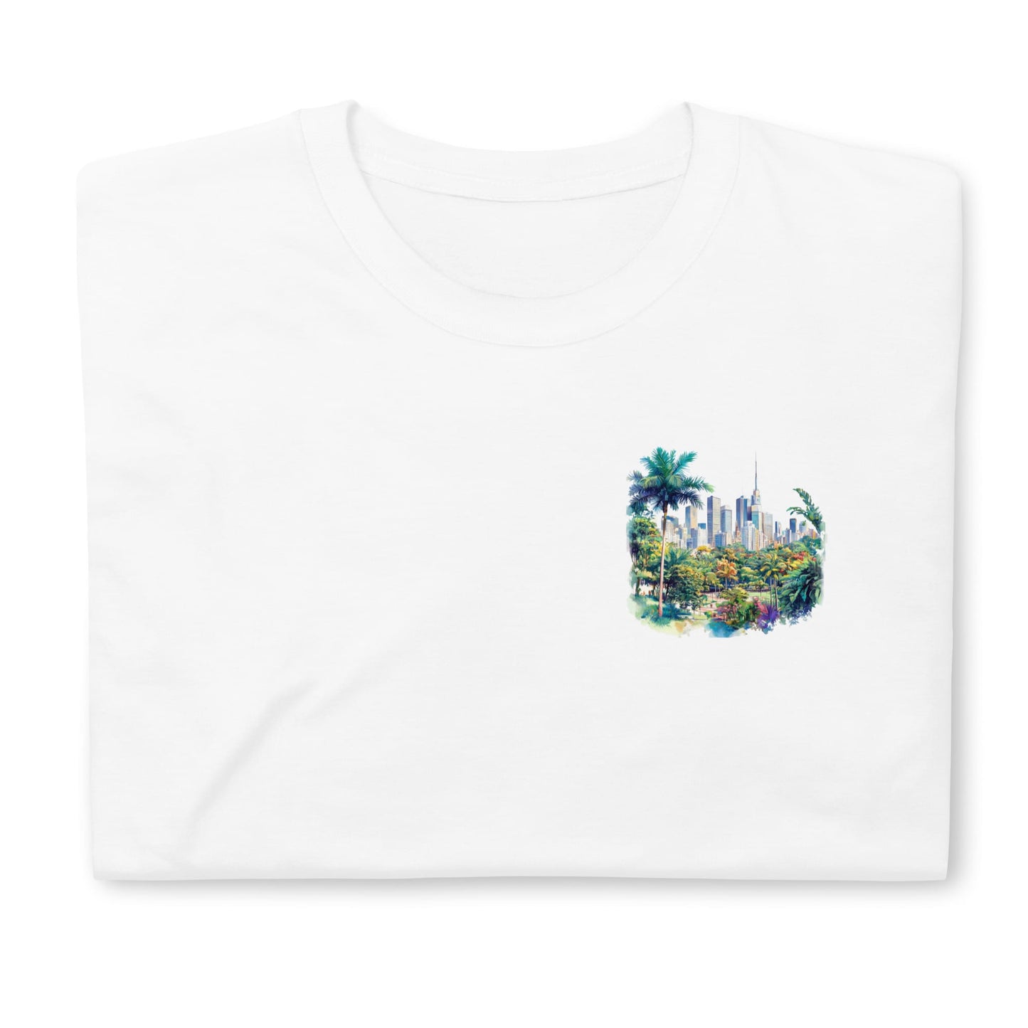 Sao Paolo Chest Design Short-Sleeve Unisex T-Shirt