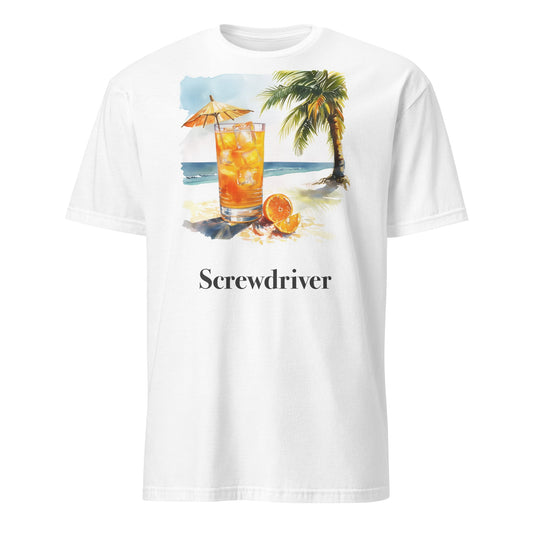 Screwdriver Cocktail Design Soft T-Shirt - Swagodin