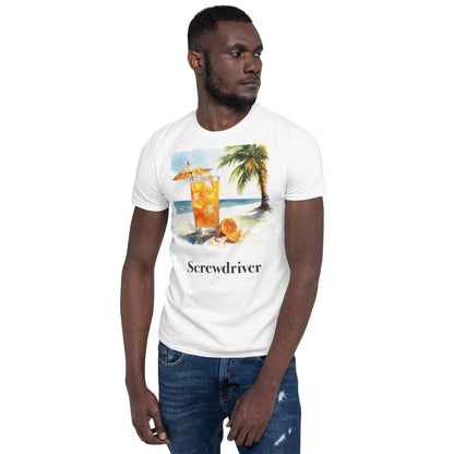 Screwdriver Cocktail Design Soft T-Shirt - Swagodin