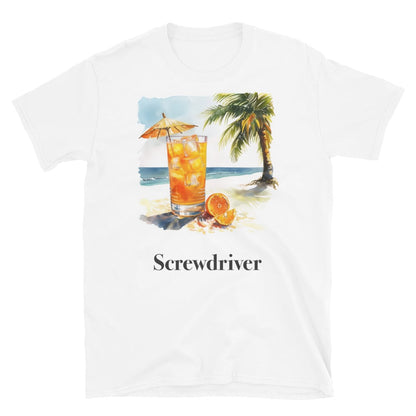 Screwdriver Cocktail Design Soft T-Shirt - Swagodin