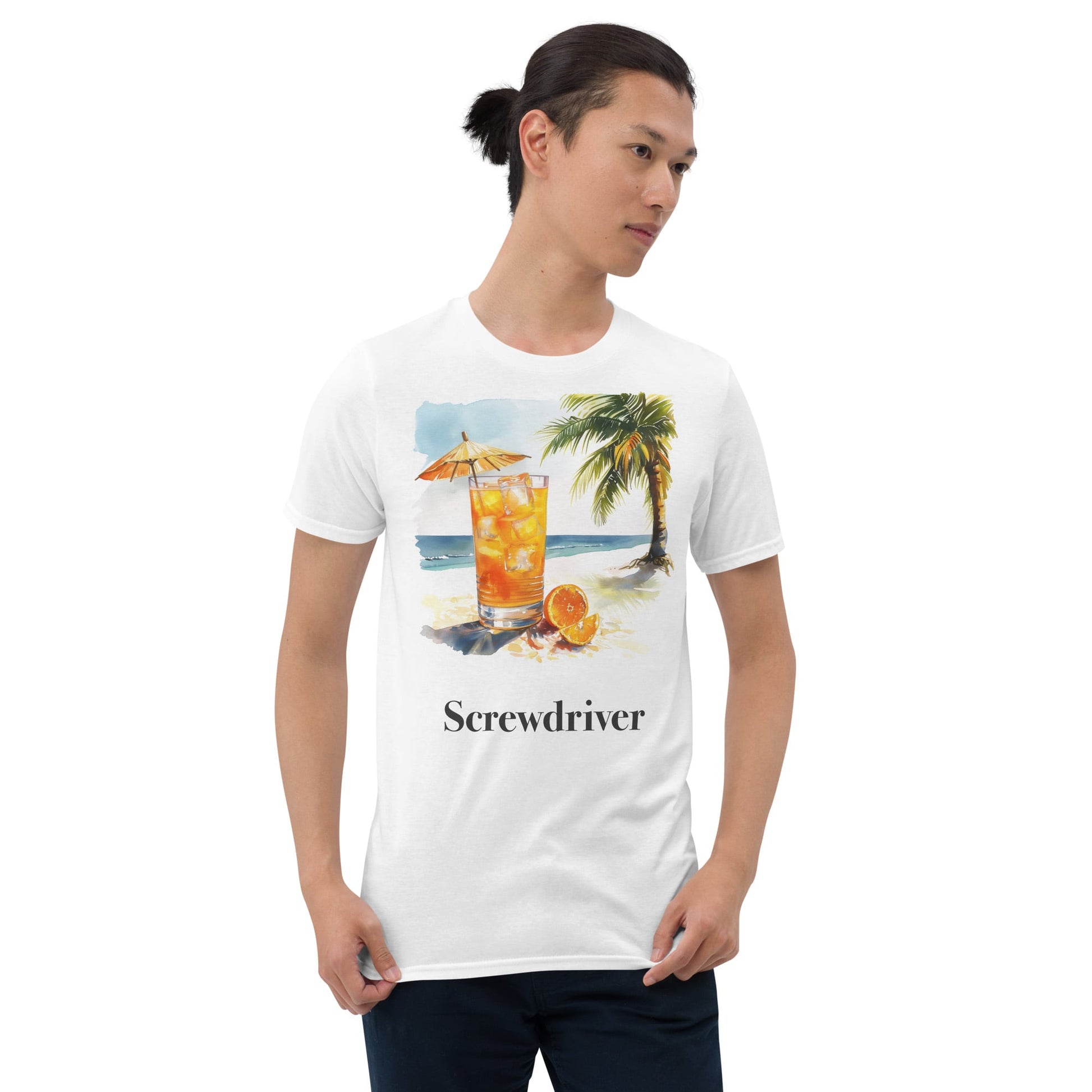 Screwdriver Cocktail Design Soft T-Shirt - Swagodin