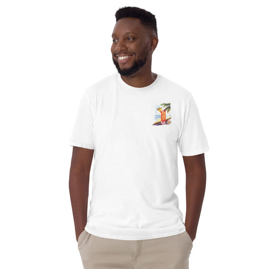 Singapore Sling Chest Design Short-Sleeve Unisex T-Shirt