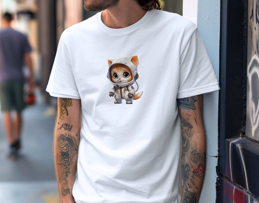 Space Explorer Chibi Catventure Soft Unisex T-Shirt - Swagodin