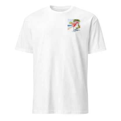 Strawberry Daiquiri Chest Design Short-Sleeve Unisex T-Shirt