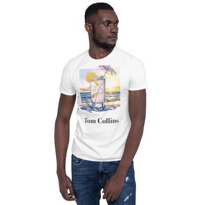 Tom Collins Cocktail Design Soft T-Shirt - Swagodin